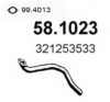 VW 321253533 Exhaust Pipe